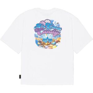 Crew neck T-shirt Alpha Industries Candy Blanc XL Male Crew neck T-shirt Alpha Industries Candy Blanc XL Male