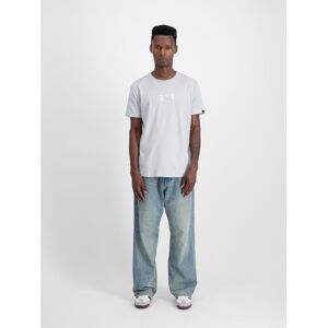 T-shirt Alpha Industries Metal Plate Gris L Male T-shirt Alpha Industries Metal Plate Gris L Male