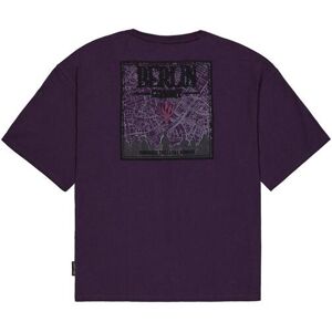 Printed t-shirt on the back Alpha Industries Berlin Candy Bomber Violet L Male Printed t-shirt on the back Alpha Industries Berlin Candy Bomber Violet L Male