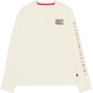 Long sleeve camouflage T-shirt Alpha Industries Blanc 3XL Male Long sleeve camouflage T-shirt Alpha Industries Blanc 3XL Male