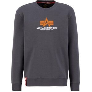 Sweatshirt Alpha Industries Basic Rubber Gris 3XL Male Sweatshirt Alpha Industries Basic Rubber Gris 3XL Male