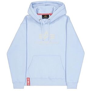 Hooded sweatshirt Alpha Industries Basic Big Logo Bleu M Male Hooded sweatshirt Alpha Industries Basic Big Logo Bleu M Male