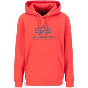 Hooded sweatshirt Alpha Industries Basic Rouge M Male Hooded sweatshirt Alpha Industries Basic Rouge M Male