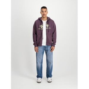 Zipped hoodie Alpha Industries Basic Violet M Male Zipped hoodie Alpha Industries Basic Violet M Male