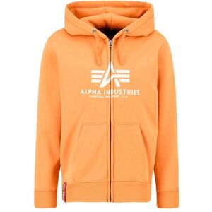 Zip-up hoodie Alpha Industries Basic PP Orange S Male Zip-up hoodie Alpha Industries Basic PP Orange S Male