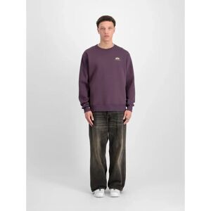 Sweatshirt with small logo Alpha Industries Basic Violet 2XL Male Sweatshirt with small logo Alpha Industries Basic Violet 2XL Male