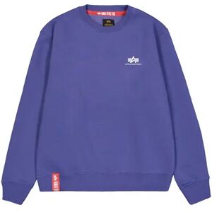 Sweatshirt Alpha Industries Basic Small Logo Violet 2XL Male Sweatshirt Alpha Industries Basic Small Logo Violet 2XL Male