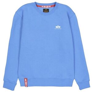 Sweatshirt Alpha Industries Basic Small Logo Bleu 3XL Male Sweatshirt Alpha Industries Basic Small Logo Bleu 3XL Male