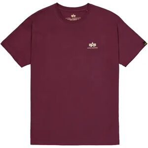 Small logo T-shirt Alpha Industries Basic Rouge L Male Small logo T-shirt Alpha Industries Basic Rouge L Male