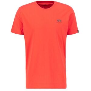 T-shirt Alpha Industries Basic Small Logo Rouge L Male T-shirt Alpha Industries Basic Small Logo Rouge L Male