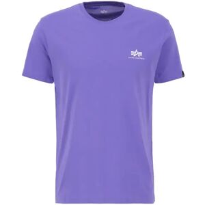 T-shirt small logo Alpha Industries Basic Violet L Male T-shirt small logo Alpha Industries Basic Violet L Male