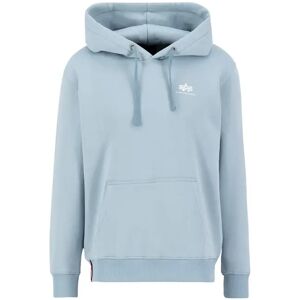 Hoodie Alpha Industries Basic Small Logo Bleu M Male Hoodie Alpha Industries Basic Small Logo Bleu M Male