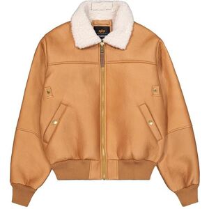 Leather jacket Alpha Industries B-15 MOD Marron 3XL Male Leather jacket Alpha Industries B-15 MOD Marron 3XL Male