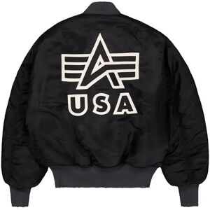 Jacket Alpha Industries MA-1 Distressed Noir 3XL Male Jacket Alpha Industries MA-1 Distressed Noir 3XL Male