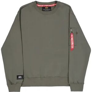 Sweatshirt Alpha Industries Label Back Print Vert 3XL Male Sweatshirt Alpha Industries Label Back Print Vert 3XL Male