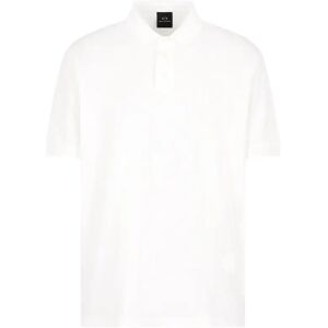Regular fit polo with logo Armani Exchange Blanc XL Male Regular fit polo with logo Armani Exchange Blanc XL Male