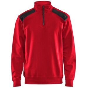 Two-tone trucker-neck sweatshirt Blaklader Rouge 4XL Male Two-tone trucker-neck sweatshirt Blaklader Rouge 4XL Male