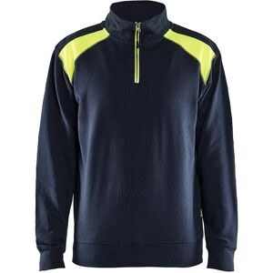 Sweatshirt with trucker collar Blaklader Bleu 3XL Male Sweatshirt with trucker collar Blaklader Bleu 3XL Male