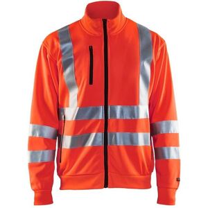 High-visibility zip-up sweatshirt Blaklader Rouge 4XL Male High-visibility zip-up sweatshirt Blaklader Rouge 4XL Male