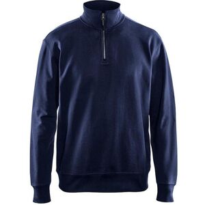 Sweatshirt with trucker collar Blaklader Bleu 3XL Male Sweatshirt with trucker collar Blaklader Bleu 3XL Male