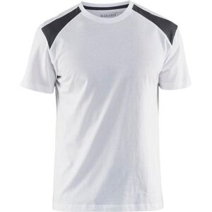 Two-tone T-shirt Blaklader Blanc 3XL Male Two-tone T-shirt Blaklader Blanc 3XL Male
