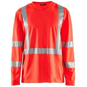High-visibility v-neck anti-uv anti-odour long-sleeved T-shirt Blaklader Rouge 4XL Male High-visibility v-neck anti-uv anti-odour long-sleeved T-shirt Blaklader Rouge 4XL Male