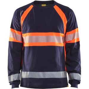 Long-sleeved high-visibility T-shirt Blaklader Bleu 4XL Male Long-sleeved high-visibility T-shirt Blaklader Bleu 4XL Male