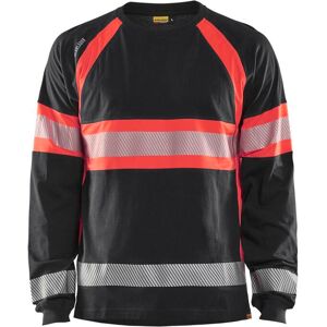 Long-sleeved high-visibility T-shirt Blaklader Noir 4XL Male Long-sleeved high-visibility T-shirt Blaklader Noir 4XL Male