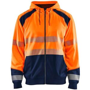 Blaklader 3546 hi-vis work hoodie - mens - High Vis Orange/Navy Blue - Work Hoodie Blaklader 3546 hi-vis work hoodie - mens - High Vis Orange/Navy Blue - Work Hoodie