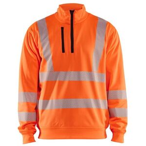 High-visibility zip-neck sweatshirt Blaklader Orange 4XL Male High-visibility zip-neck sweatshirt Blaklader Orange 4XL Male