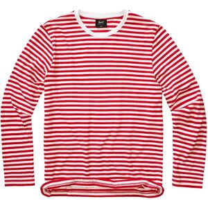 Long sleeve T-shirt Brandit Stripe Rouge 2XL Male Long sleeve T-shirt Brandit Stripe Rouge 2XL Male