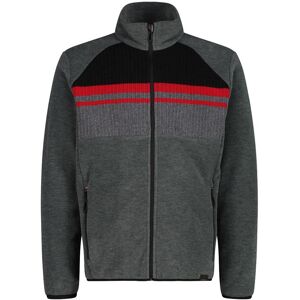 Fleece zip-up sweatshirt CMP Gris 3XL Male Fleece zip-up sweatshirt CMP Gris 3XL Male