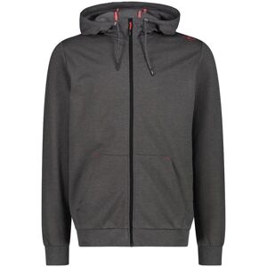 Full-zip hoodie CMP Gris 4XL Male Full-zip hoodie CMP Gris 4XL Male