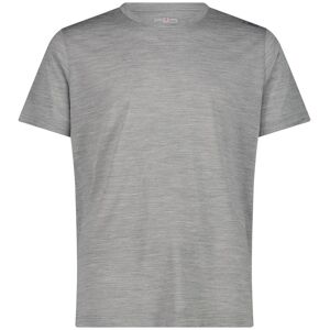 Merino wool crew neck T-shirt CMP Gris 2XL Male Merino wool crew neck T-shirt CMP Gris 2XL Male