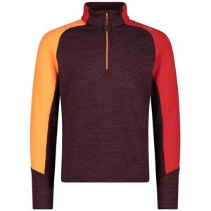 Half zip sweatshirt CMP Rouge 2XL Male Half zip sweatshirt CMP Rouge 2XL Male