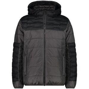 Hooded polyester puffer jacket CMP Gris 3XL Male Hooded polyester puffer jacket CMP Gris 3XL Male