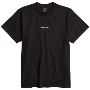 T-shirt G-Star Center chest logo loose Noir S Male T-shirt G-Star Center chest logo loose Noir S Male