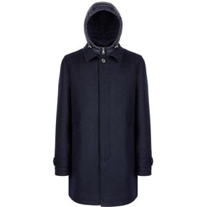 Long coat Geox Monreale Bleu 56 Male Long coat Geox Monreale Bleu 56 Male