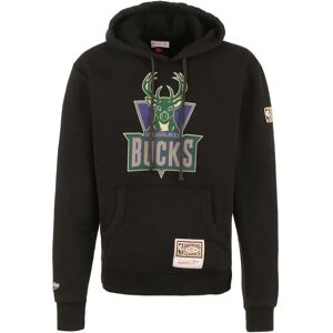 Hooded sweatshirt Mitchell & Ness Milwaukee Bucks Noir S Male Hooded sweatshirt Mitchell & Ness Milwaukee Bucks Noir S Male