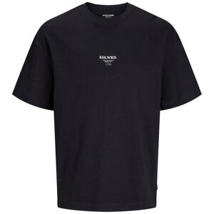 Round neck T-shirt Jack & Jones Urban Edge Studio Noir S Male Round neck T-shirt Jack & Jones Urban Edge Studio Noir S Male