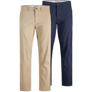 Chino Trousers Jack & Jones Kane Dave (x2) Beige 31x34 Male Chino Trousers Jack & Jones Kane Dave (x2) Beige 31x34 Male