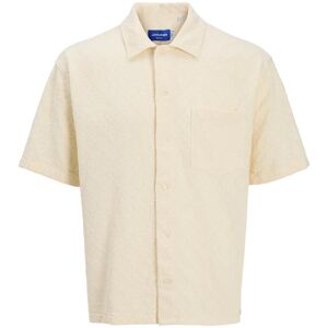 Textured shirt Jack & Jones Tavira Blanc L Male Textured shirt Jack & Jones Tavira Blanc L Male