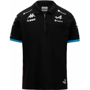 Kappa Polo shirt Alpine F1 Adrem 2024 Noir S Male Kappa Polo shirt Alpine F1 Adrem 2024 Noir S Male