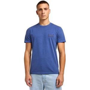 T-shirt Lee Medium Wobbly Bleu S Male T-shirt Lee Medium Wobbly Bleu S Male