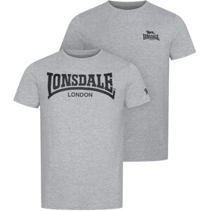 T-shirt Lonsdale Piddinghoe Gris 4XL Male T-shirt Lonsdale Piddinghoe Gris 4XL Male