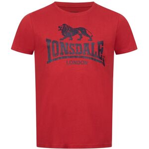 T-shirt Lonsdale Silverhill Rouge 3XL Male T-shirt Lonsdale Silverhill Rouge 3XL Male