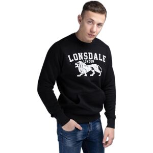 Crewneck sweatshirt Lonsdale Kersbrook Noir L Male Crewneck sweatshirt Lonsdale Kersbrook Noir L Male