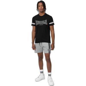 T-shirt Lonsdale Creich Noir 3XL Male T-shirt Lonsdale Creich Noir 3XL Male