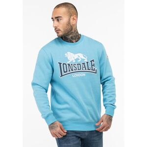 Classic crew-neck sweatshirt Lonsdale Lawins Bleu 2XL Male Classic crew-neck sweatshirt Lonsdale Lawins Bleu 2XL Male