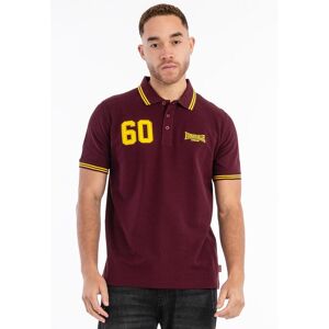 Classic cut polo shirt Lonsdale Hellister Rouge L Male Classic cut polo shirt Lonsdale Hellister Rouge L Male